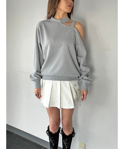 「EGOIST」 スウェットカットソー FREE ベージュ レディース_画像4