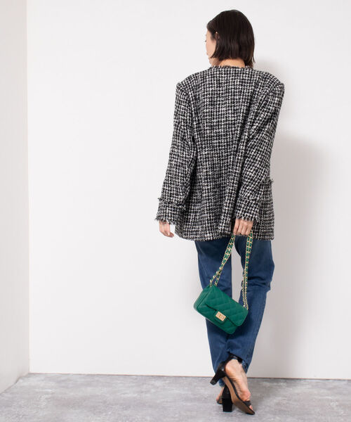 「Rie Miller」 デニムパンツ 38 ネイビー レディース_画像9