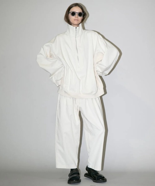 パンツ 「my beautiful landlet」COTTON ＆ POLYESTER × SWEAT WIDE EASY PANTS_7