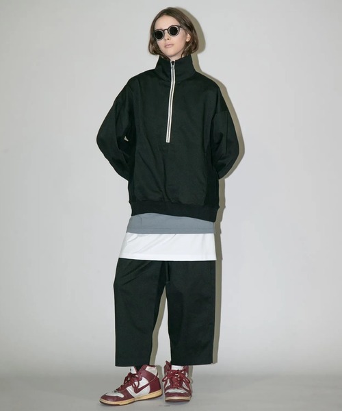 パンツ 「my beautiful landlet」COTTON ＆ POLYESTER × SWEAT WIDE EASY PANTS_15