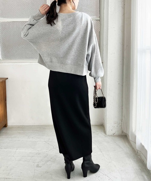 「U.S. POLO ASSN.」 スウェットカットソー MEDIUM オートミール レディース_画像7