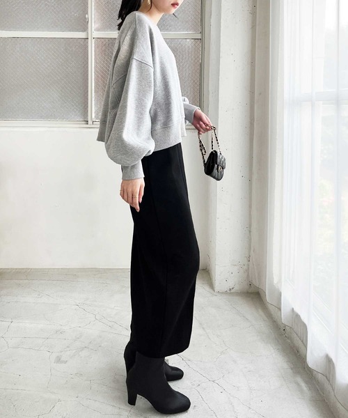 「U.S. POLO ASSN.」 スウェットカットソー MEDIUM オートミール レディース_画像9