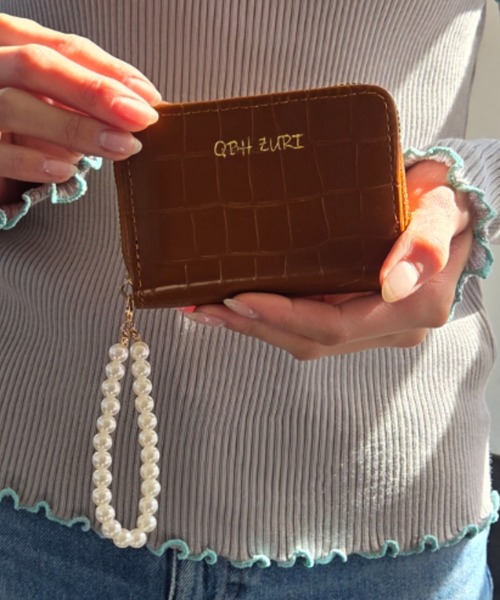 Loco Ocean（ロコオーシャン） カードケース 「クロコ調」ストラップ 