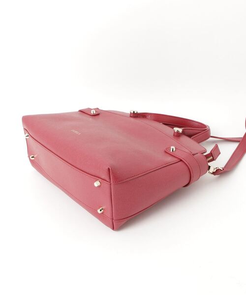 「FURLA」 2WAYバッグ - レッド レディース_画像4