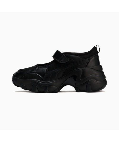 [PUMA] low cut спортивные туфли 24.5cm черный женский 