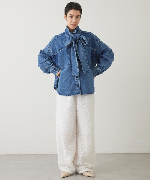 「THE PAUSE」 イージーパンツ FREE ホワイト レディース_画像4