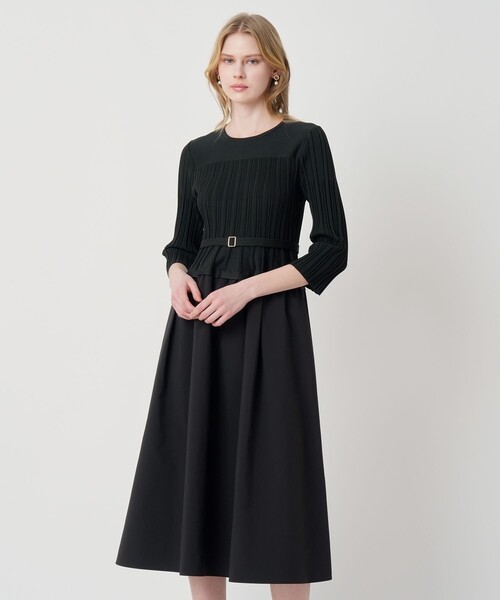 ANAYI（アナイ） ワンピース タフタドッキング ワンピース : ZOZOTOWN