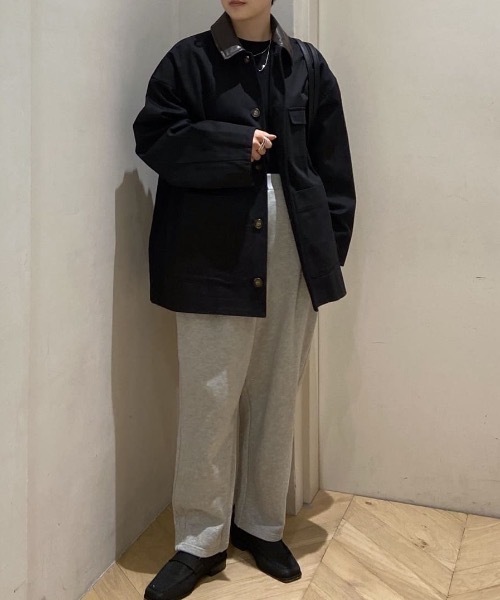 STYLEMIXER（スタイルミキサー） カバーオール フェイクレザーカラー