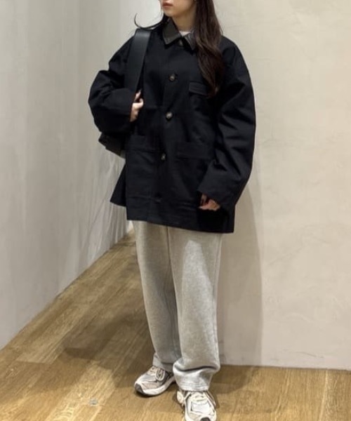 STYLEMIXER（スタイルミキサー） カバーオール フェイクレザーカラー