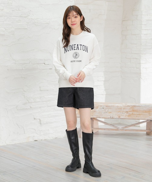 「Honeys」 「colza」スウェットカットソー L スミクロ レディース_画像3