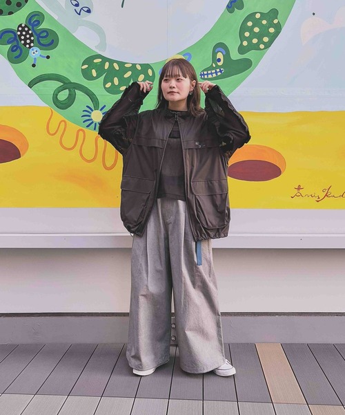 「niko and...」 チノパンツ LARGE ネイビー レディース_画像5