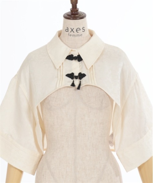 「axes femme」 ボレロ FREE キナリ レディース_画像8