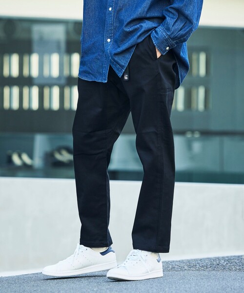 「FREAK'S STORE」 チノパンツ MEDIUM ブラック メンズ
