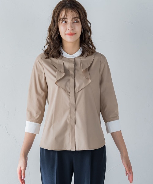 「ketty」 長袖ブラウス M オフホワイト レディース_画像2