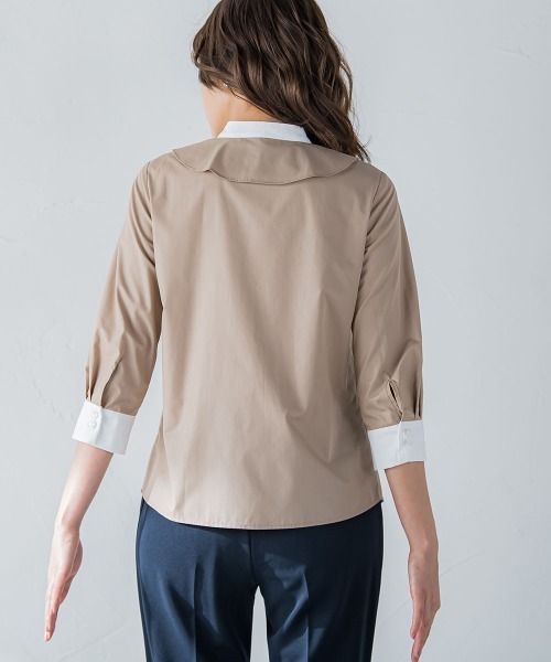 「ketty」 長袖ブラウス M オフホワイト レディース_画像4