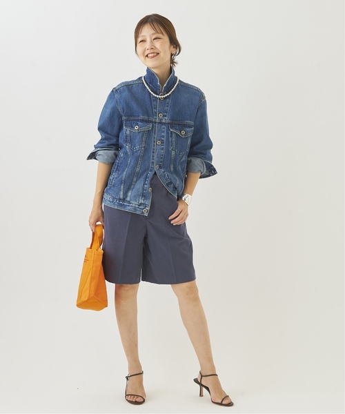 「Plage」 デニムジャケット 38 ブルー レディースの画像