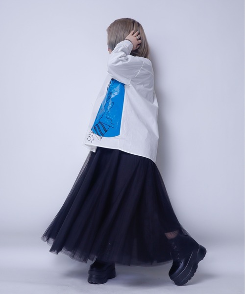 「rovtski」 「brillante」長袖シャツ FREE ホワイト レディース_画像4