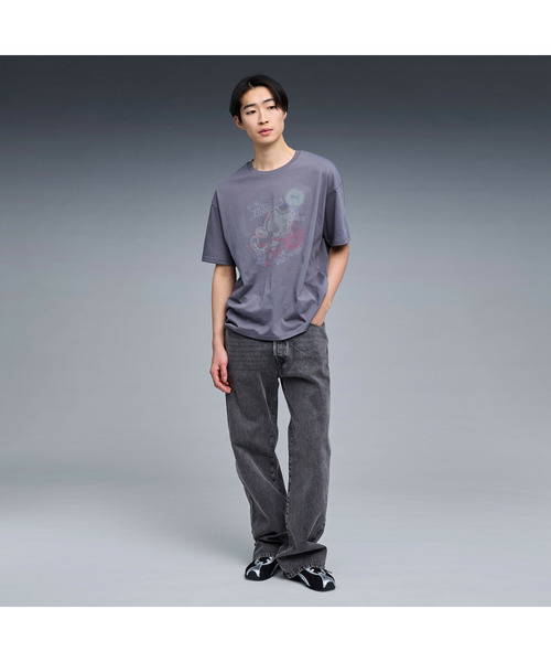 PUMA（プーマ） tシャツ ユニセックス NEKO-san スケッチ グラフィック