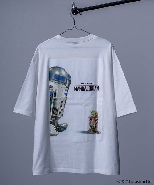 STAR WARS スターウォーズ マンダロリアン オーバーサイズ Tシャツ L STAR WARS（スター・ウォーズ） tシャツ マンダロリアン 半袖Tシャツ