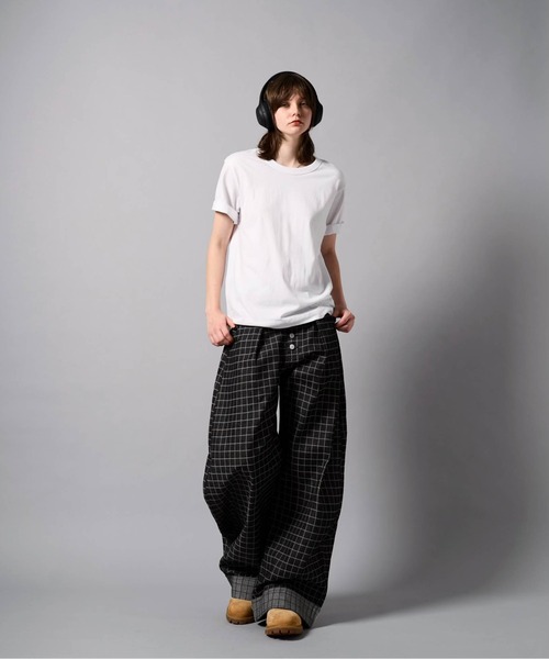 CIVVY. ジーンズ Roll-Up Check Denim - ロールアップチェックデニム