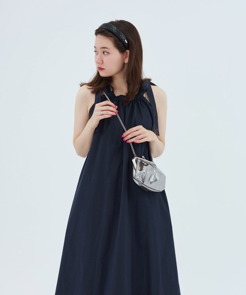 「TINA：JOJUN」 ショルダーバッグ F シルバー レディース_画像9