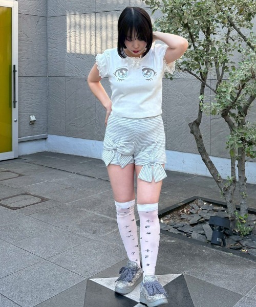 Candy Stripper（キャンディーストリッパー） パンツ RIBBON BORDER