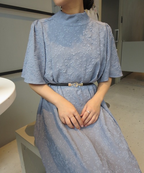 「Dorry Doll」 半袖ワンピース MEDIUM ブルー レディース_画像3