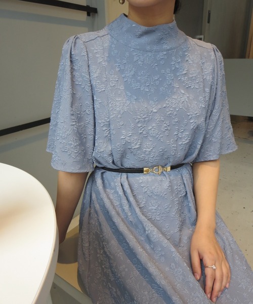 「Dorry Doll」 半袖ワンピース MEDIUM ブルー レディース_画像4