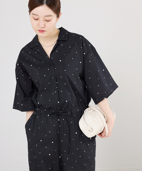 オールインワン 別注 COUTURE D'ADAM/クチュールドアダム Tiered Jamp suit 26SS-278 レディースの画像
