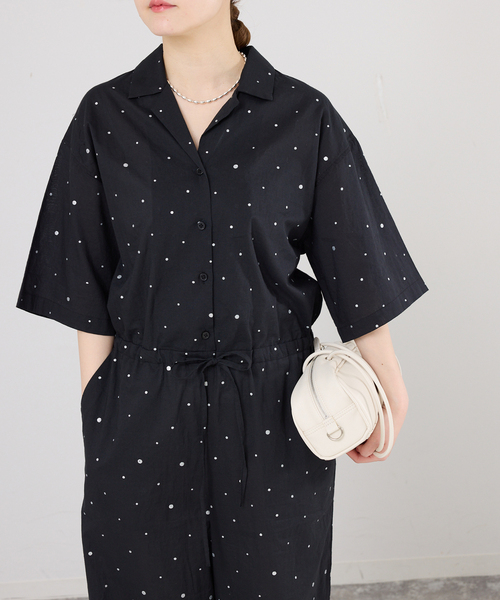 オールインワン 別注 COUTURE D'ADAM/クチュールドアダム Tiered Jamp suit 26SS-278 レディースの画像
