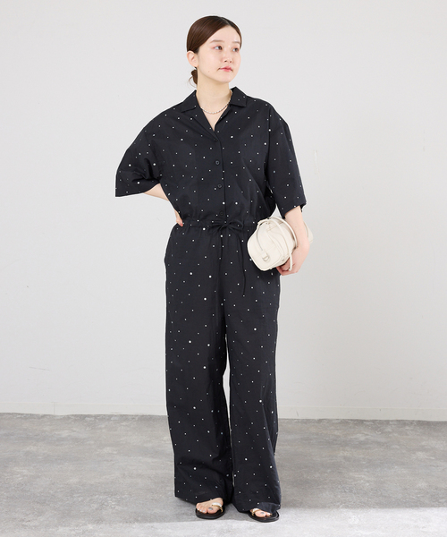 オールインワン 別注 COUTURE D'ADAM/クチュールドアダム Tiered Jamp suit 26SS-278 レディースの画像