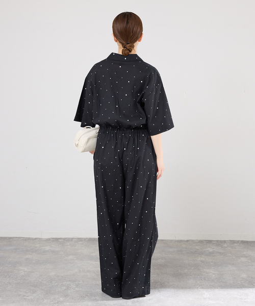 オールインワン 別注 COUTURE D'ADAM/クチュールドアダム Tiered Jamp suit 26SS-278 レディースの画像