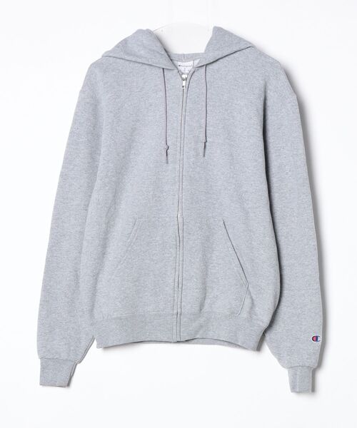 Champion（チャンピオン） ジップアップパーカー S グレー メンズ