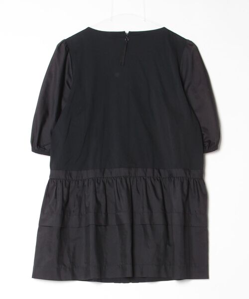 「TO BE CHIC」 半袖チュニック 40 ブラック レディース_画像2