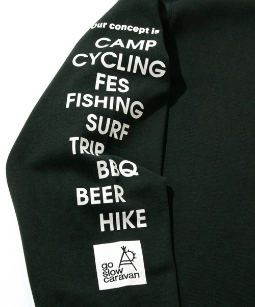 「go slow caravan」 長袖Tシャツ LARGE セージグリーン メンズ_画像5