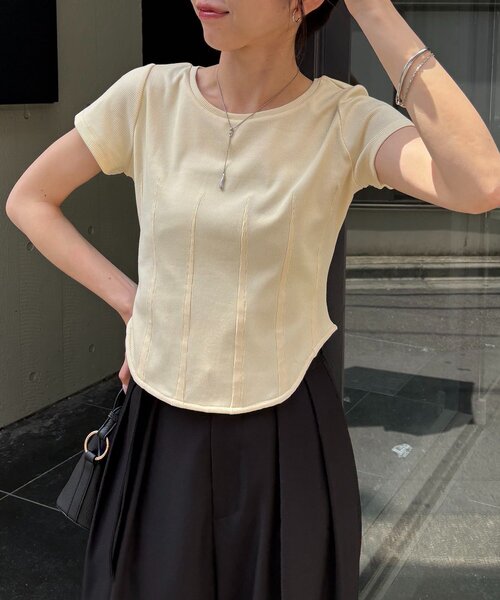 tシャツ コルセットT レディースの画像
