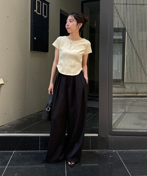 tシャツ コルセットT レディースの画像