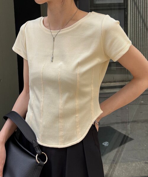 tシャツ コルセットT レディースの画像