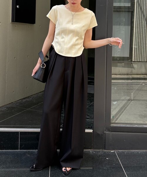 tシャツ コルセットT レディースの画像