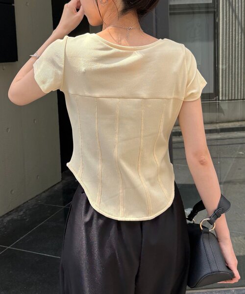 tシャツ コルセットT レディースの画像