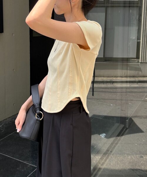 CAPRICIEUX LE'MAGE（カプリシューレマージュ） tシャツ コルセットT