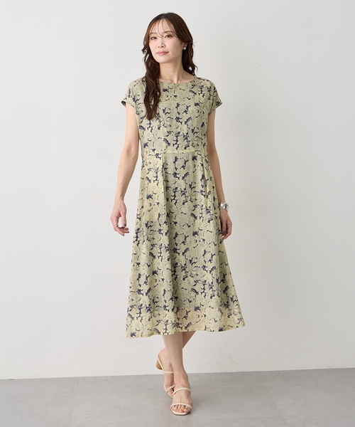 ワンピース 「Liberty」リバティプリントワンピースの画像