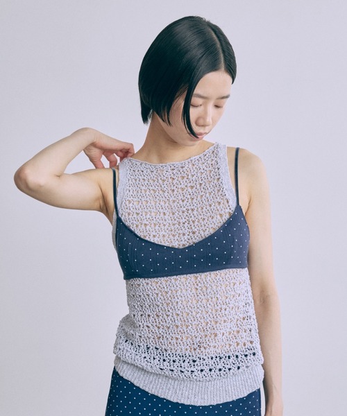 EN NEUME 「Set Up」Powder Dot Bra Top / 「セットアップ対応 