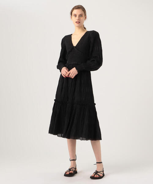 「sea new york」 長袖ワンピース X-SMALL バーガンディー レディース_画像2