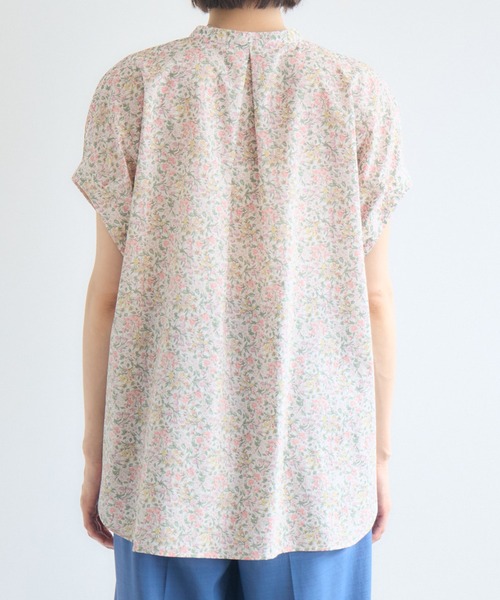 ブラウス シャツ 「MADE IN JAPAN」NAZANIN/ナザニン プリントブラウスMade With Liberty Fabricsの画像