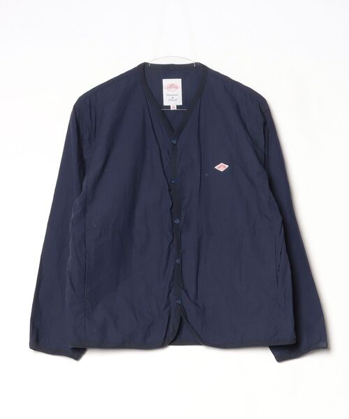 DANTON シャツカーディガンsize:38 Danton（ダントン） カーディガン 38 ネイビー レディース : ZOZOTOWN