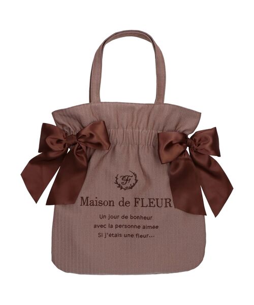 「Maison de FLEUR」 トートバッグ FREE グレー レディース_画像6