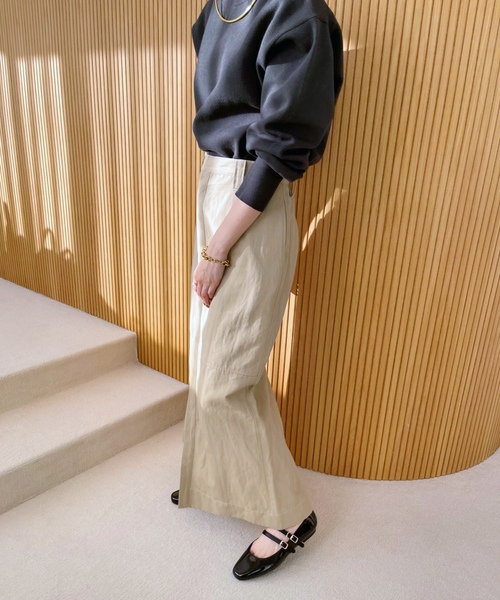「TEMPERATE」 フラットパンプス 39 ブラック レディース_画像9