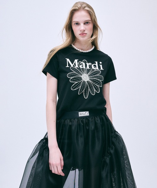 「Mardi Mercredi」 半袖Tシャツ FREE ブラック レディース_画像3