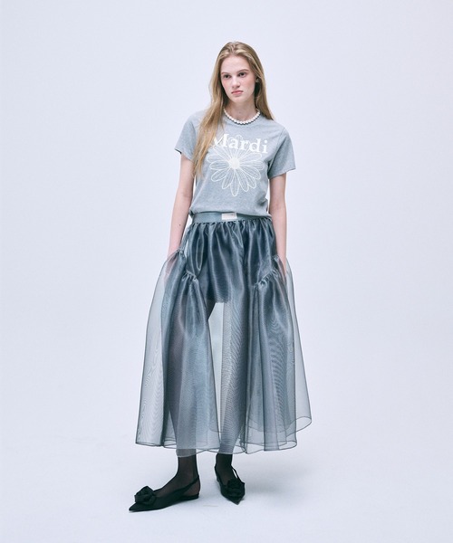 「Mardi Mercredi」 半袖Tシャツ FREE ブラック レディース_画像9